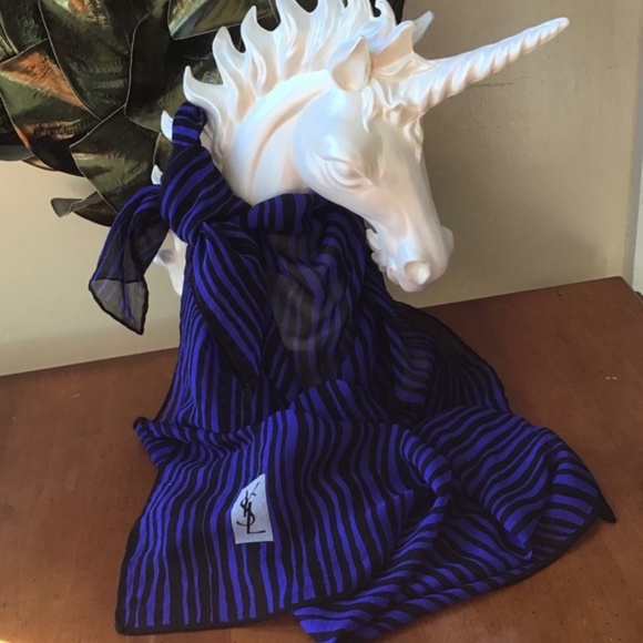Vintage YSL Silk Scarf - Picture 2 of 5